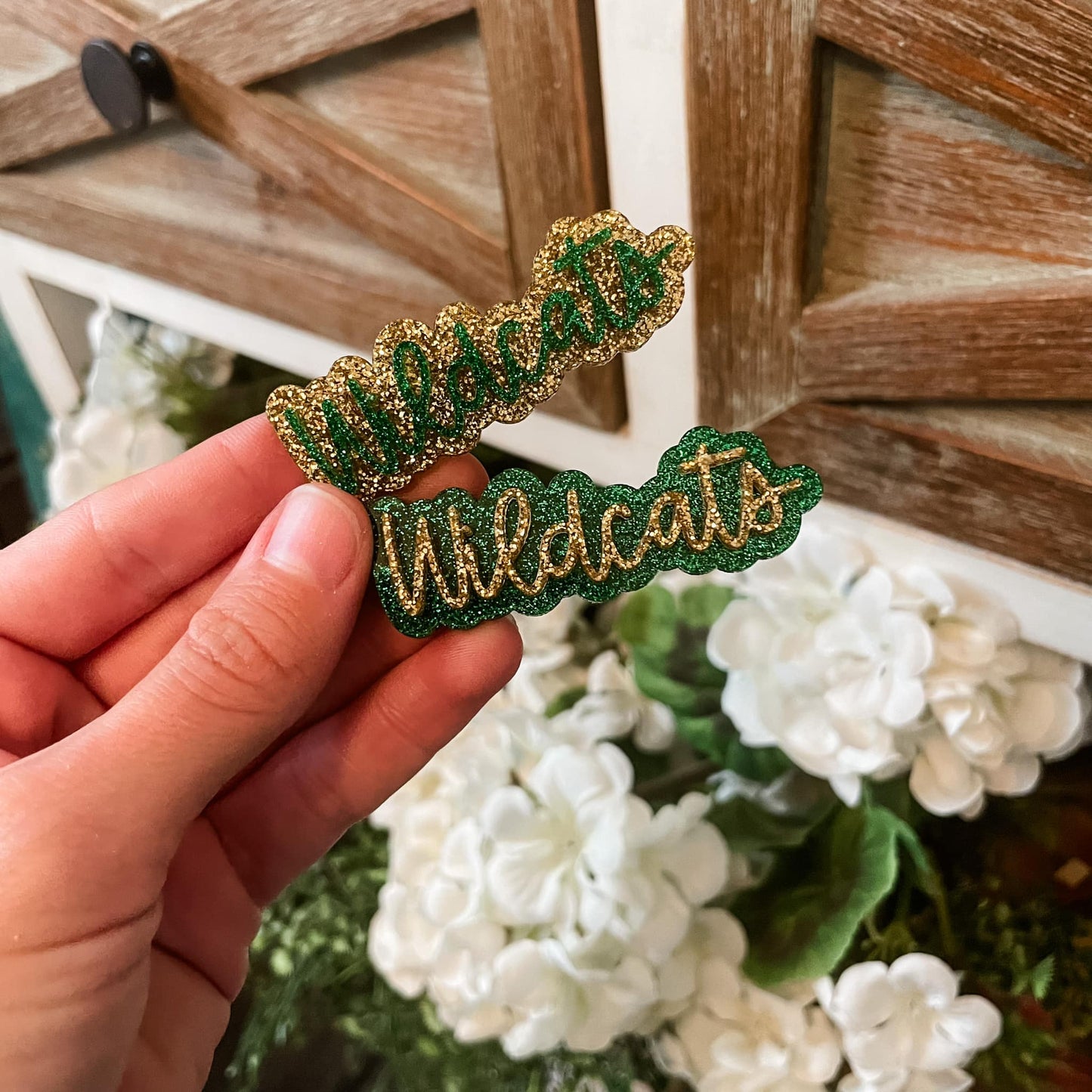 Personalized Hair Clip - Acrylic Colors