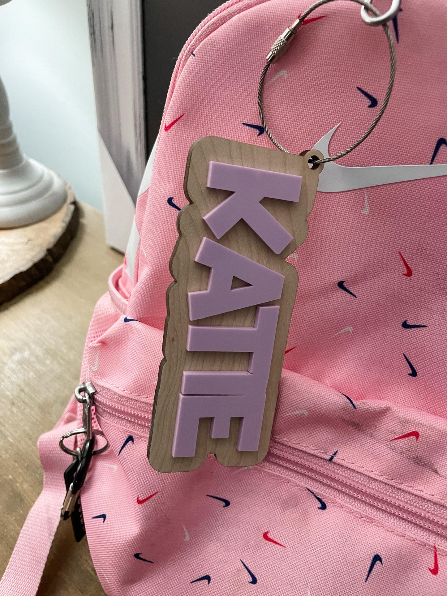 Personalized Acrylic Keychain / Bag Tag