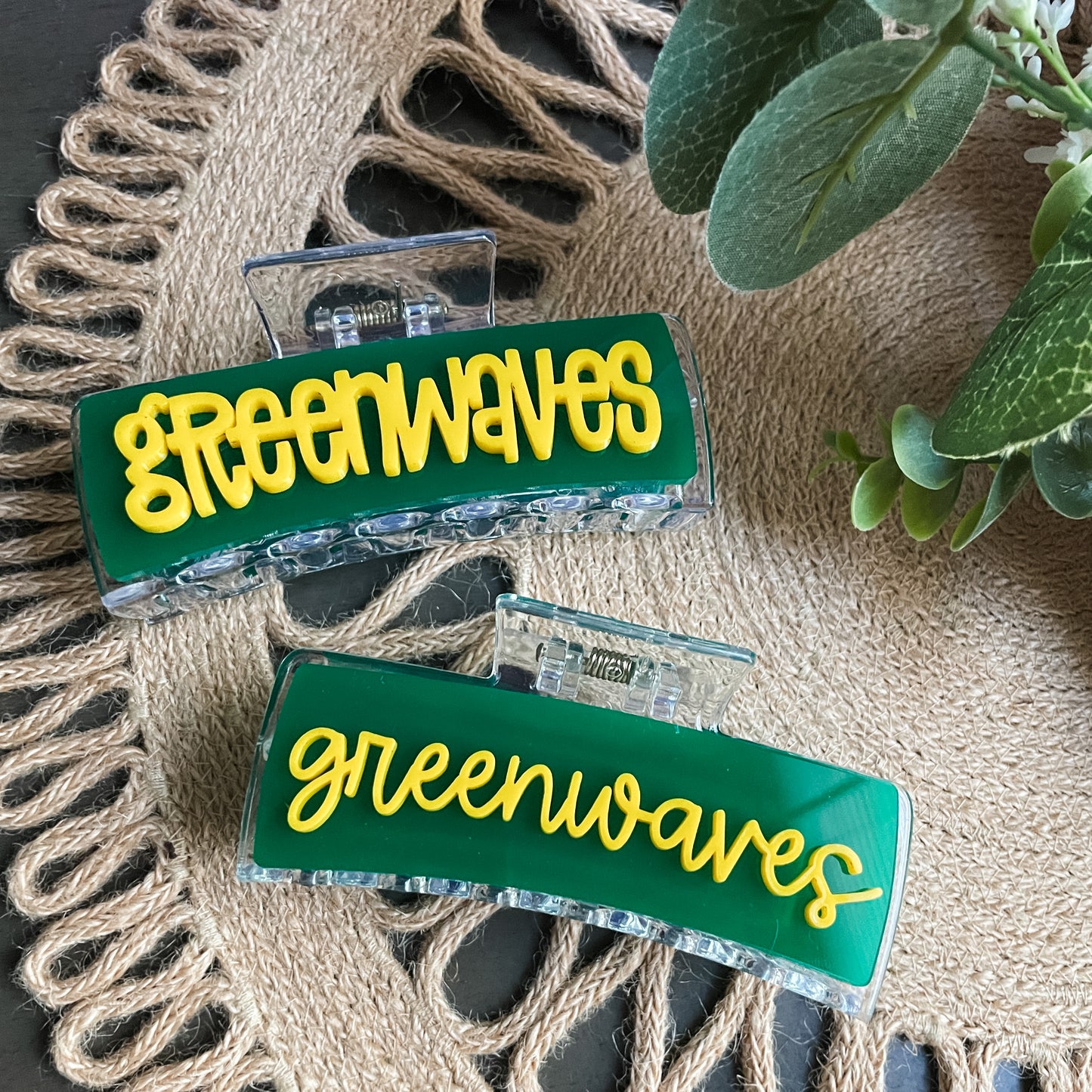 Personalized Hair Claws