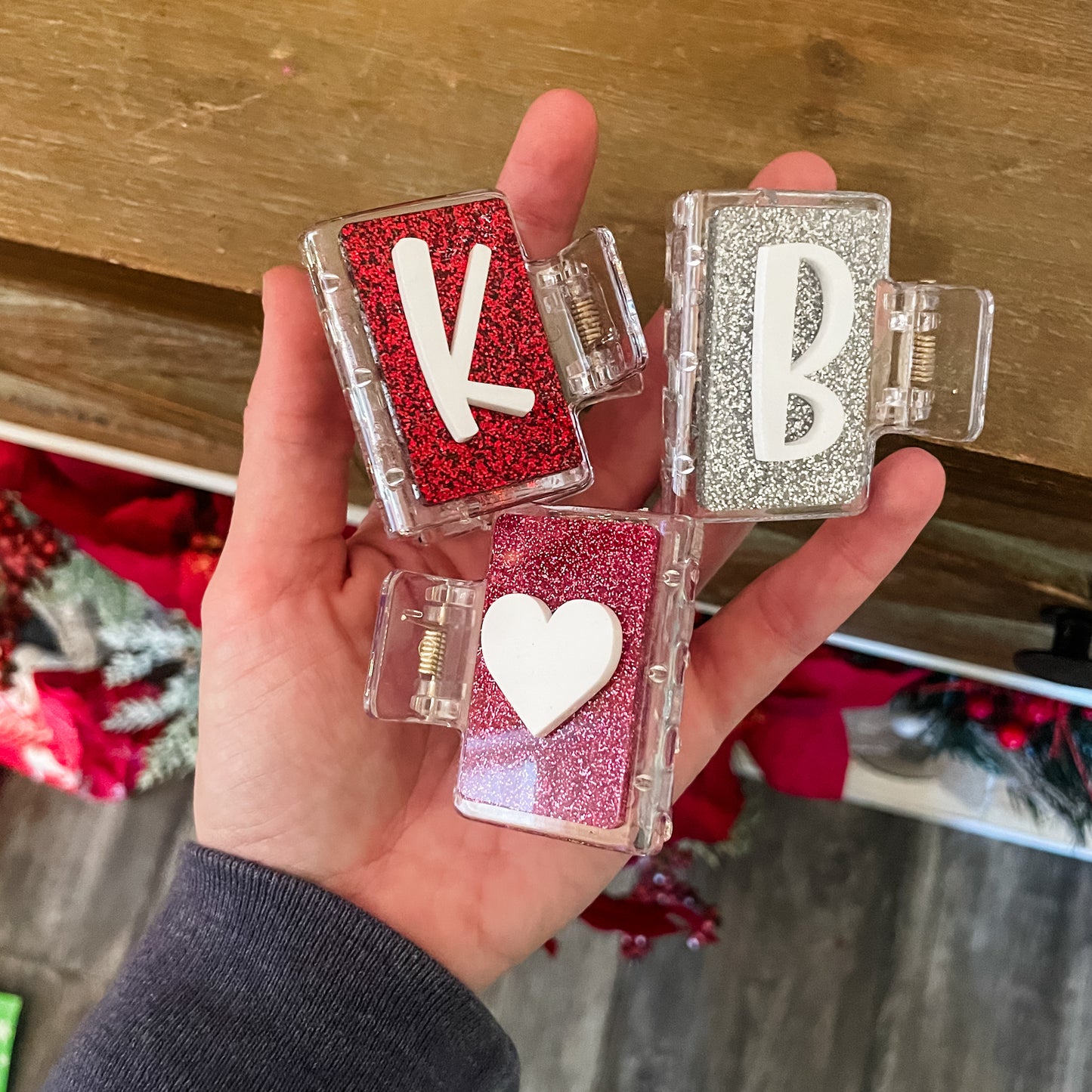 Valentine Mini Claw Clips