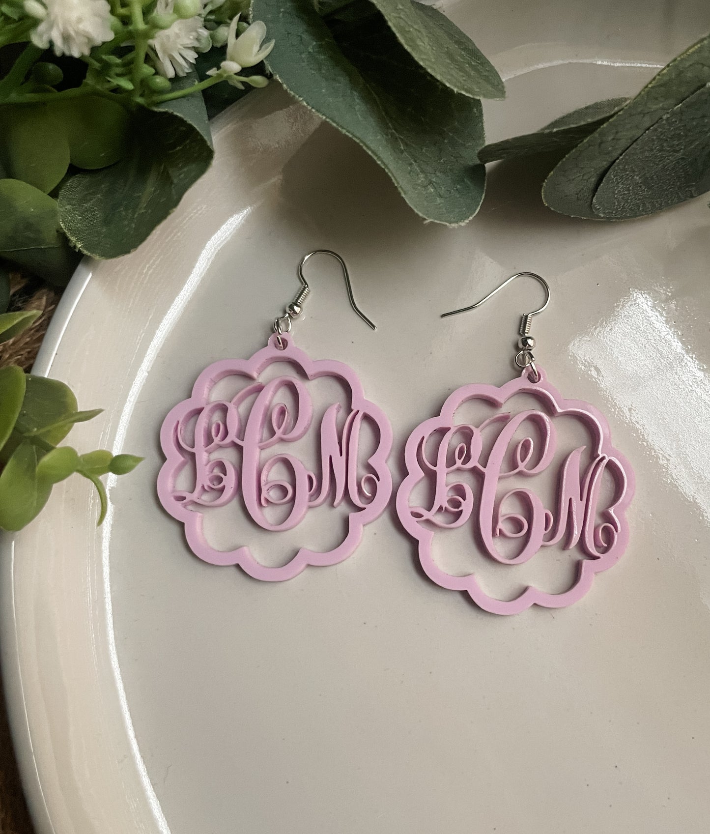 Monogram Earrings