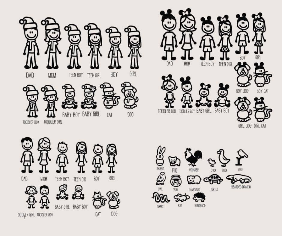 Stick Figure Ornament