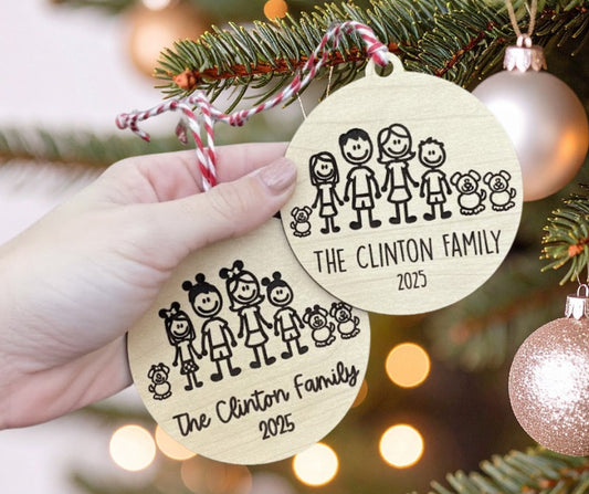 Stick Figure Ornament