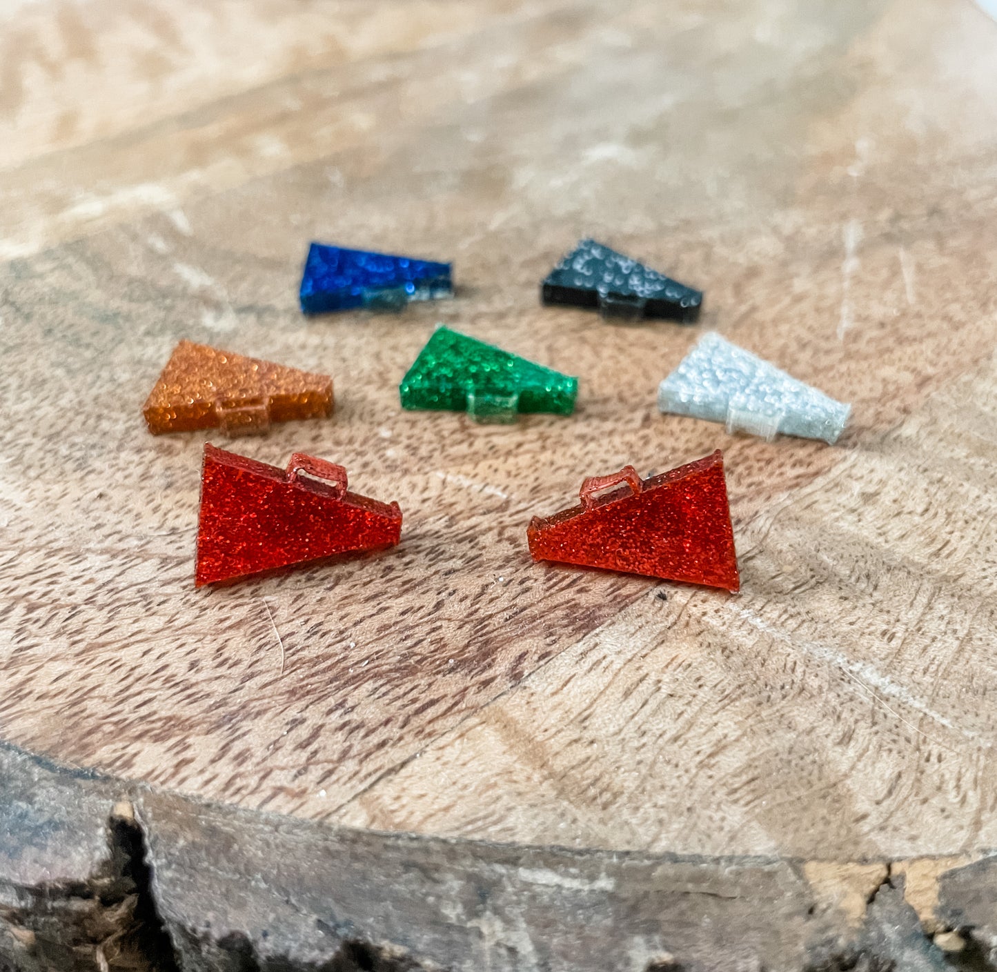 Megaphone Studs - Acrylic