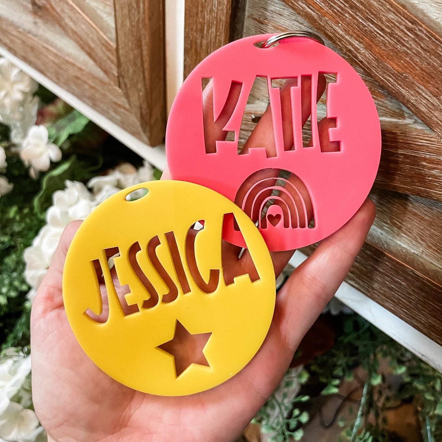 Name Cut Out Tags