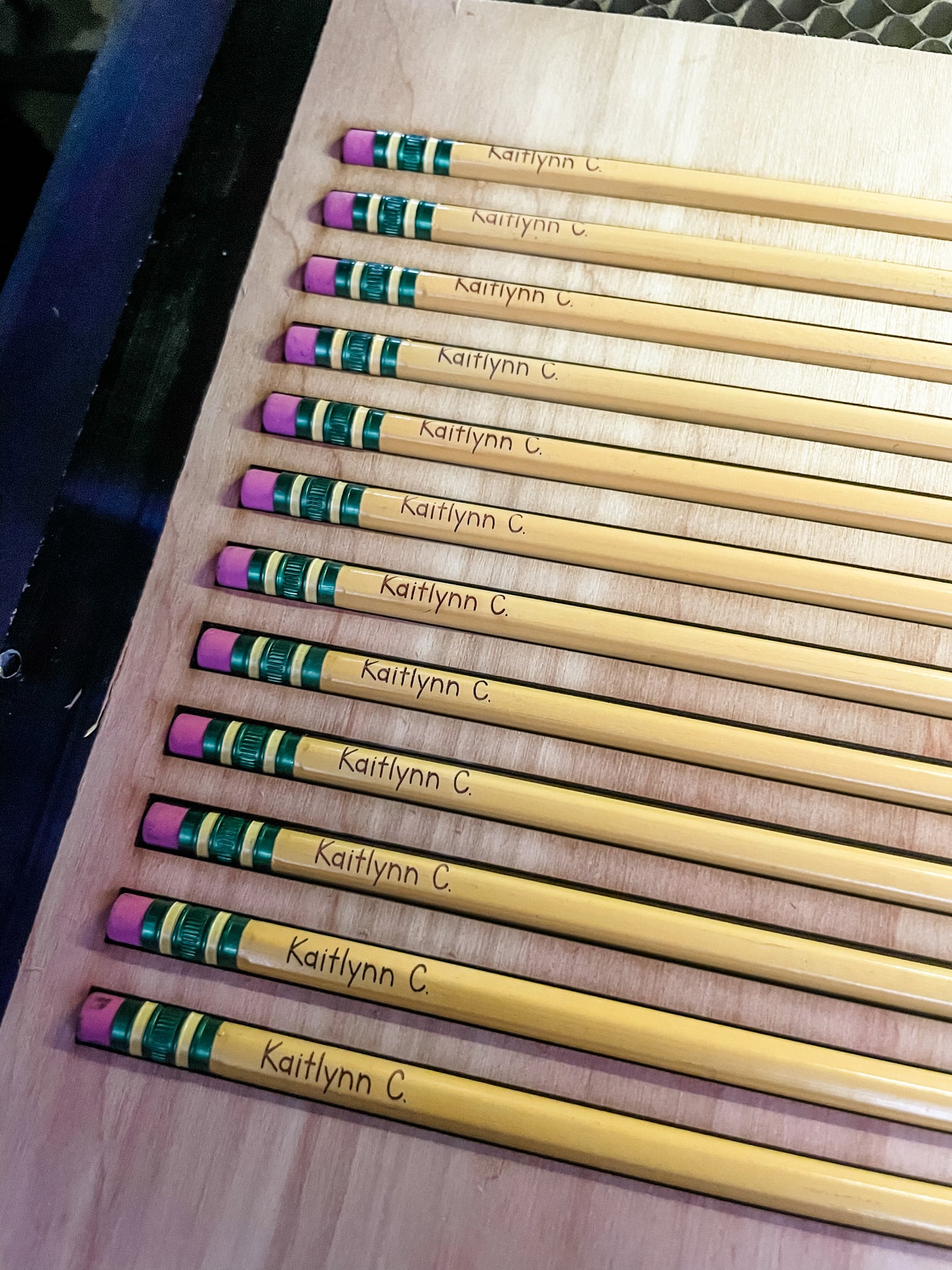 Engraved Ticonderoga Pencils