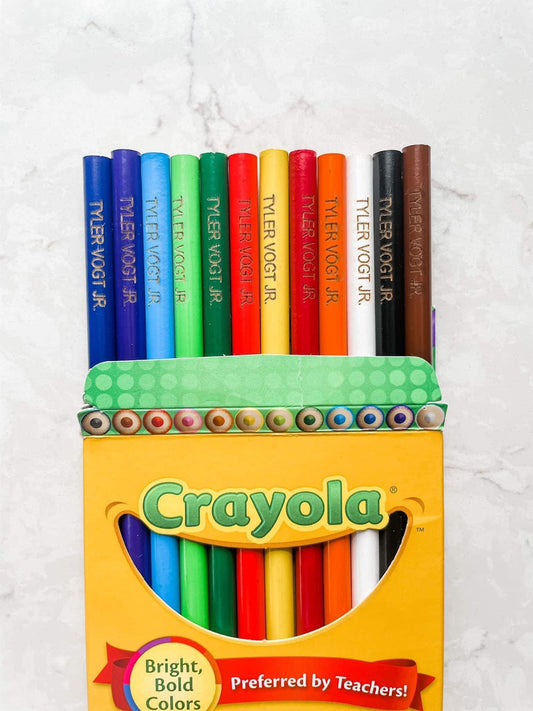 Engraved Crayola Pencils