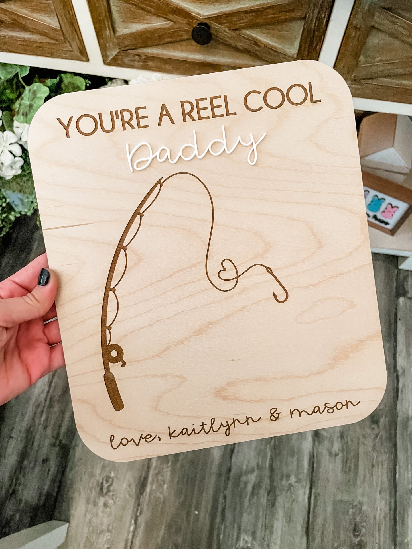 Reel Handprint Sign