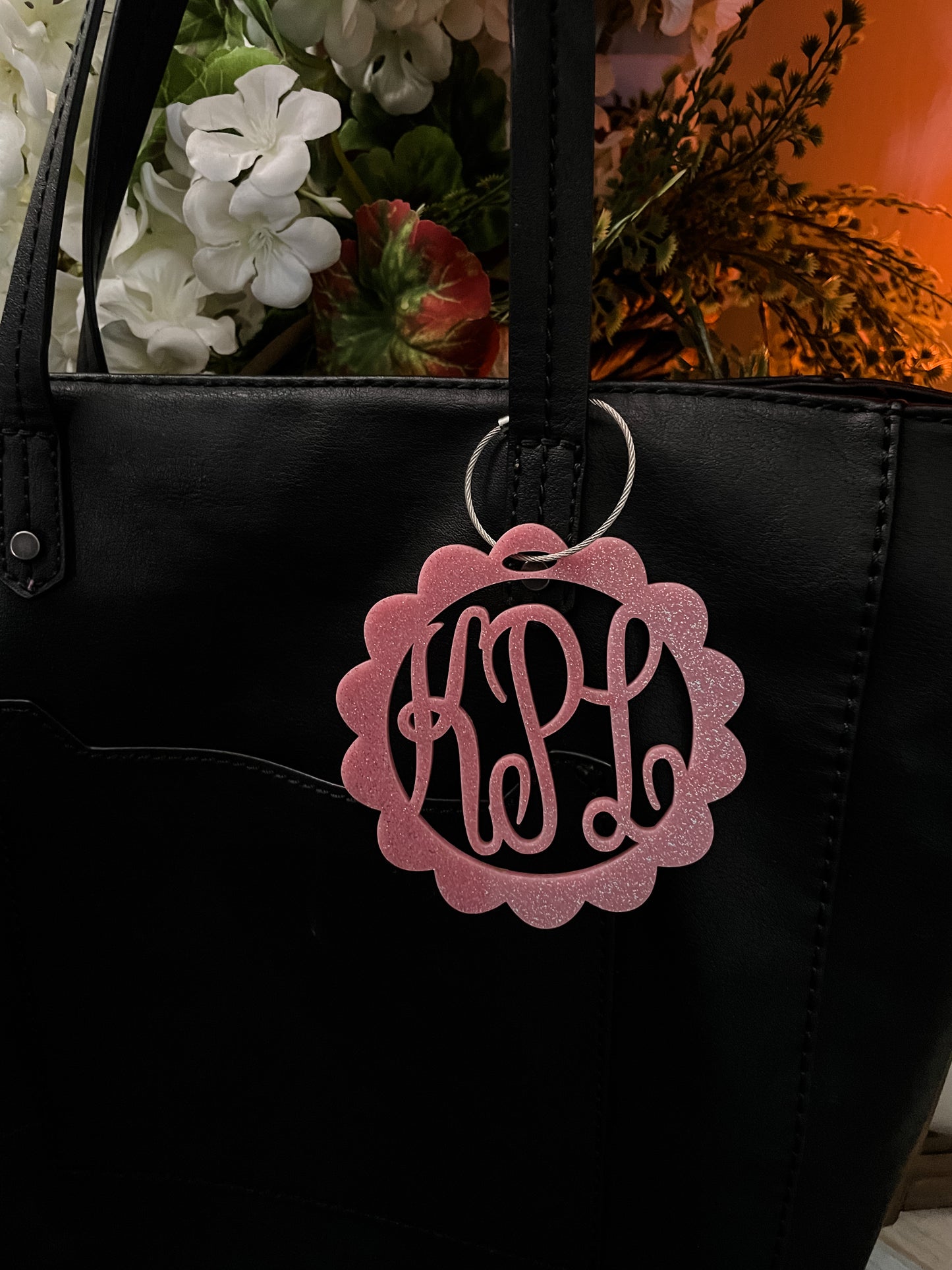 Monogram Car Charm