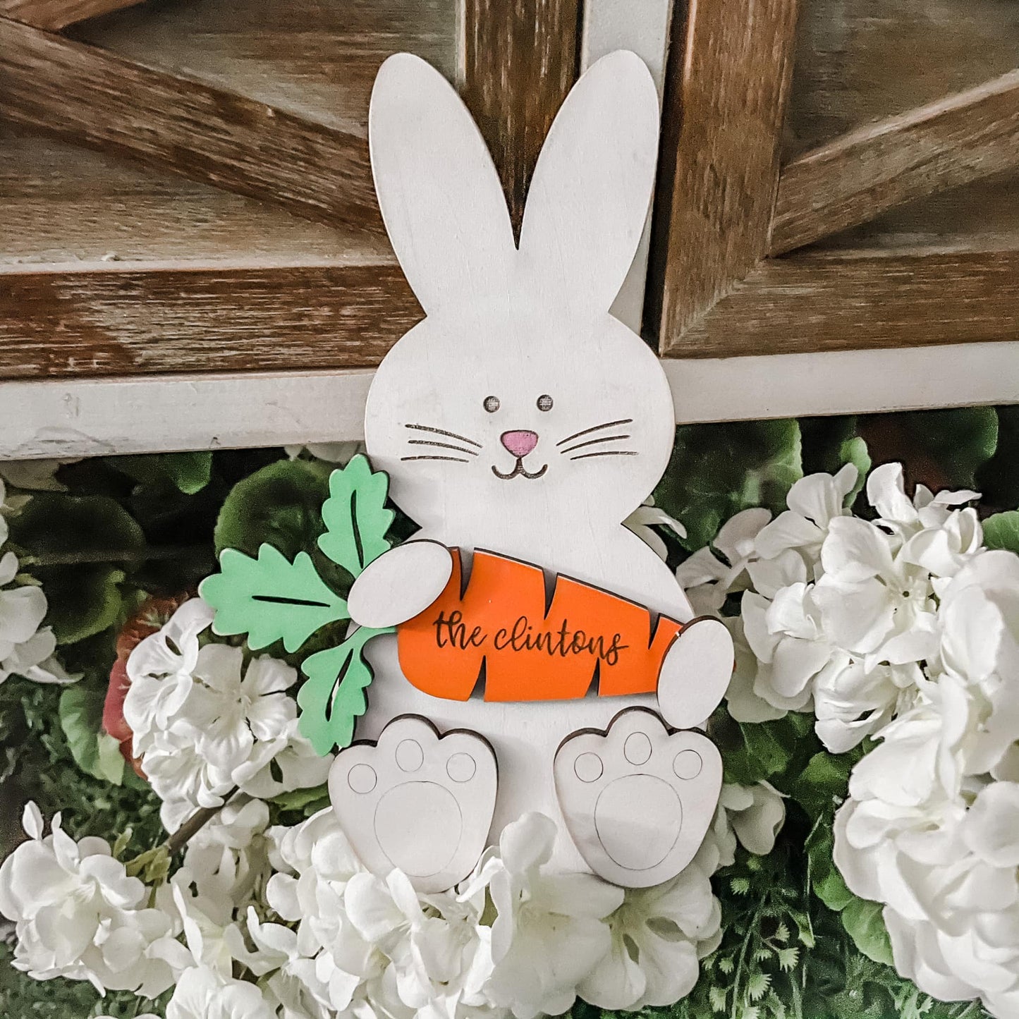 Sitting Bunny Cut Out