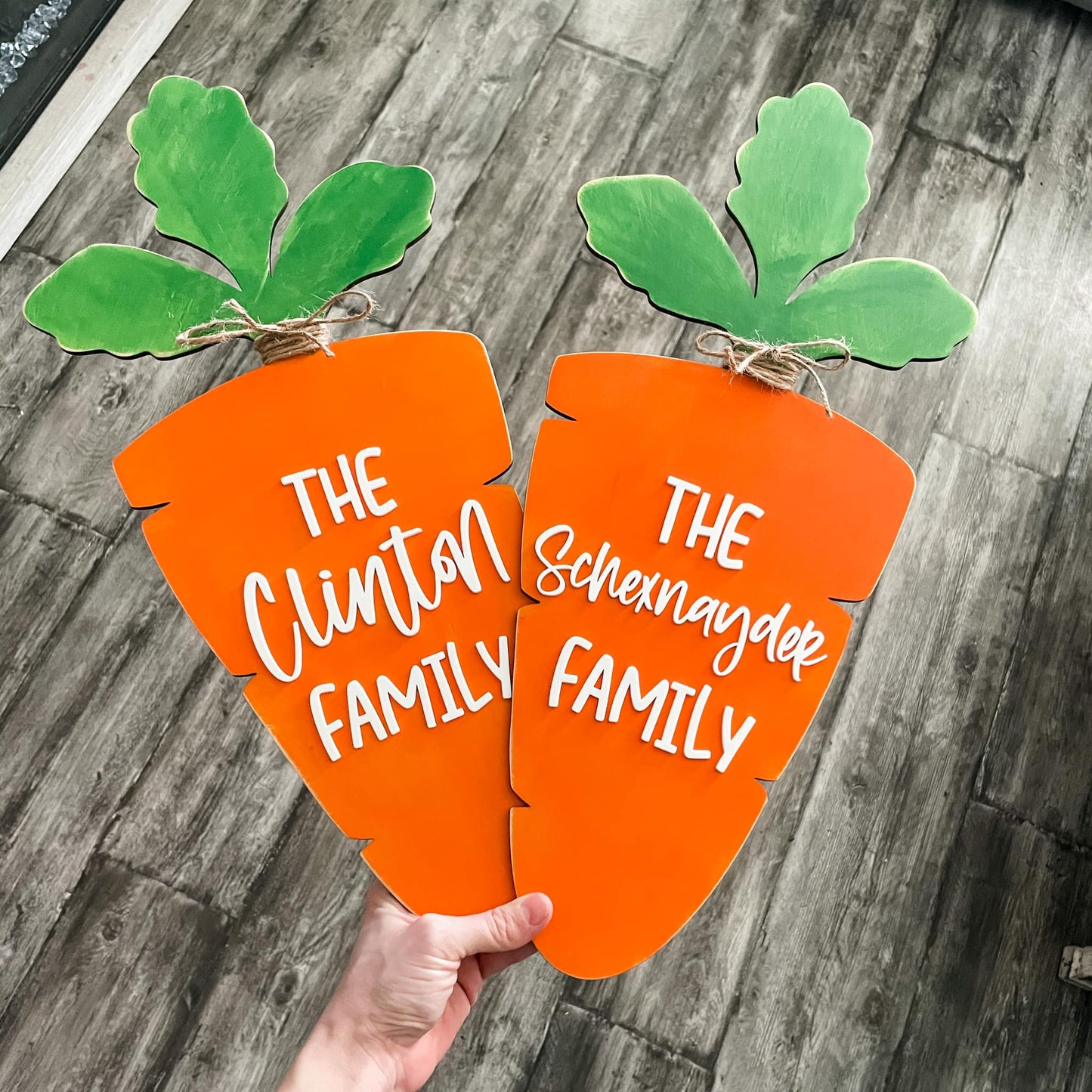 Carrot Door Hanger