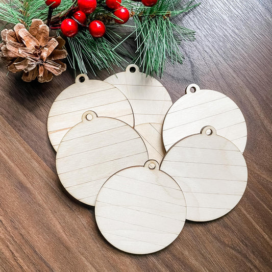 Shiplap Ornament Cut Outs