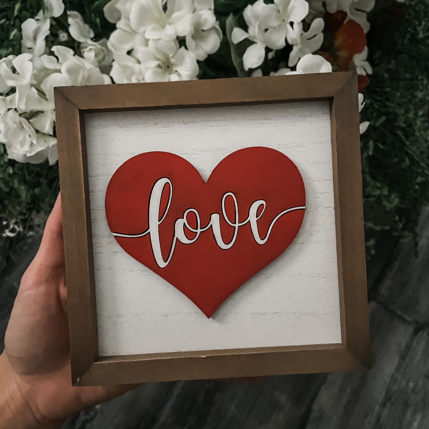 Valentine Wood Sign